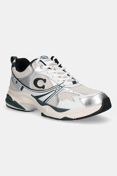 Superge Coach Mesh Sneaker zelena barva, CAQ28