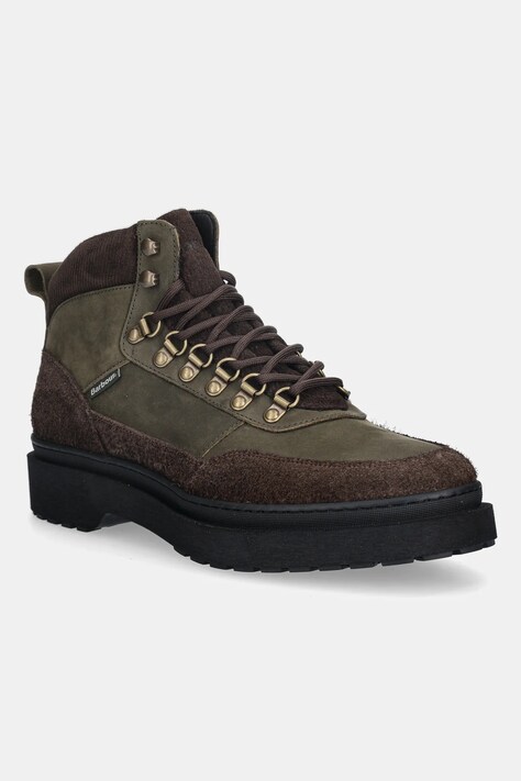 Barbour buty wysokie Sidwood męskie kolor zielony MFO0824OL58