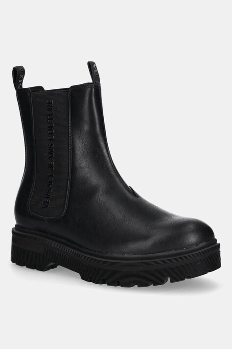 Versace Jeans Couture sztyblety męskie kolor czarny 79YA3S47 ZSC74 899