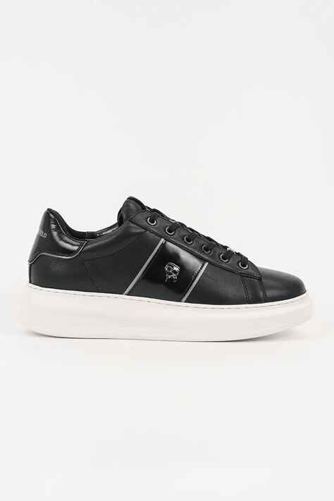 Karl Lagerfeld sneakersy skórzane KAPRI MENS kolor czarny KL52534A