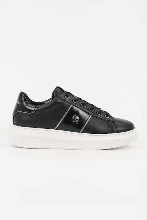Кожаные кроссовки Karl Lagerfeld KAPRI MENS цвет чёрный KL52534A
