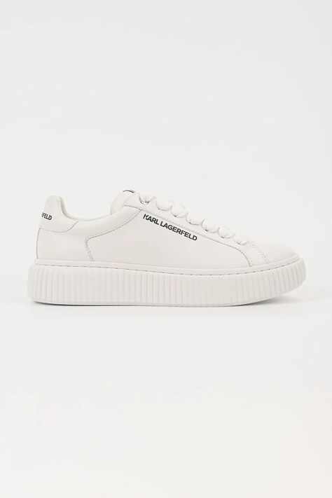 Karl Lagerfeld sneakersy skórzane KAPRIKA męskie kolor biały KL24220