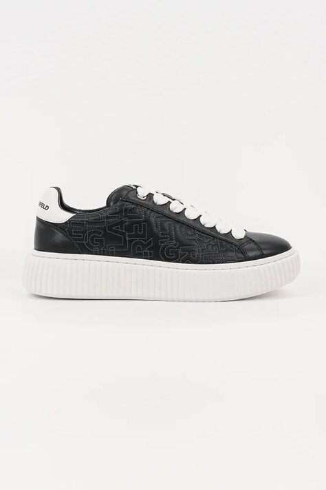 Karl Lagerfeld sneakersy skórzane KAPRIKA męskie kolor czarny KL24224