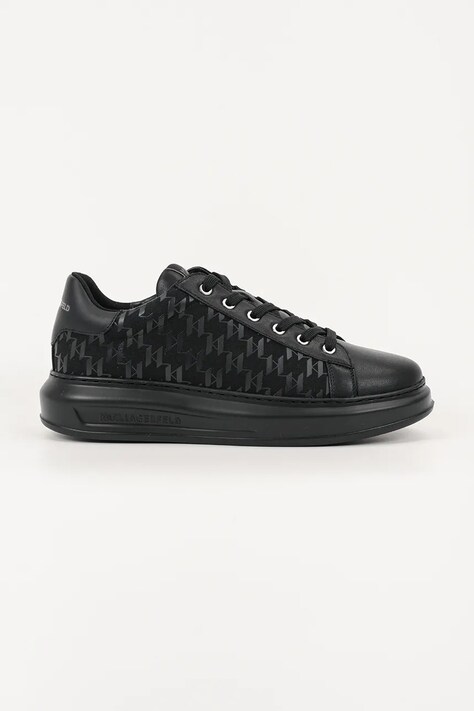 Karl Lagerfeld sneakersy skórzane KAPRI MENS męskie kolor czarny KL52543