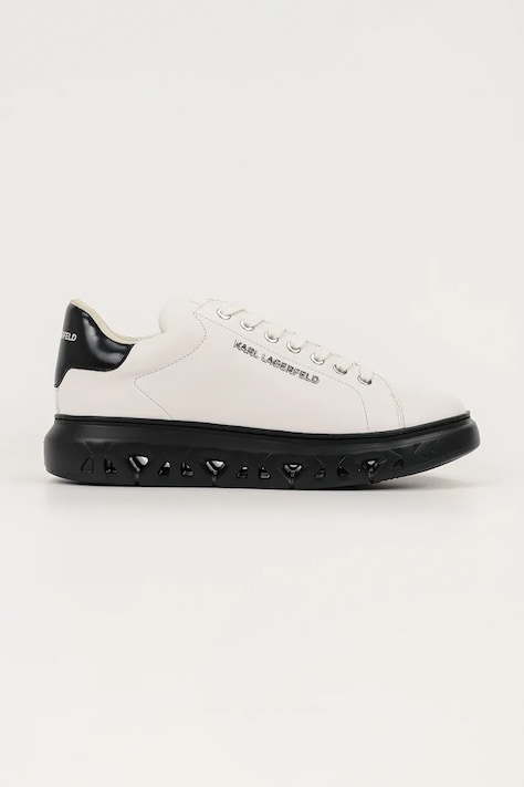 Karl Lagerfeld sneakers din piele KAPRI KITE culoarea alb, KL54519A