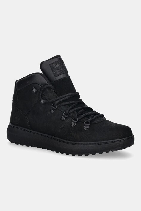 Timberland trapery nubukowe Hudson Road Mid Lc Waterproof męskie kolor czarny TB0A69RDW051