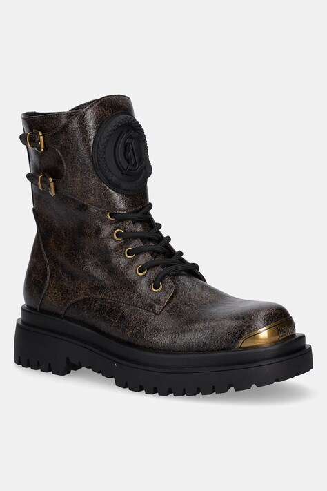 Just Cavalli pantofi culoarea maro, 79QA3S92ZSD62747