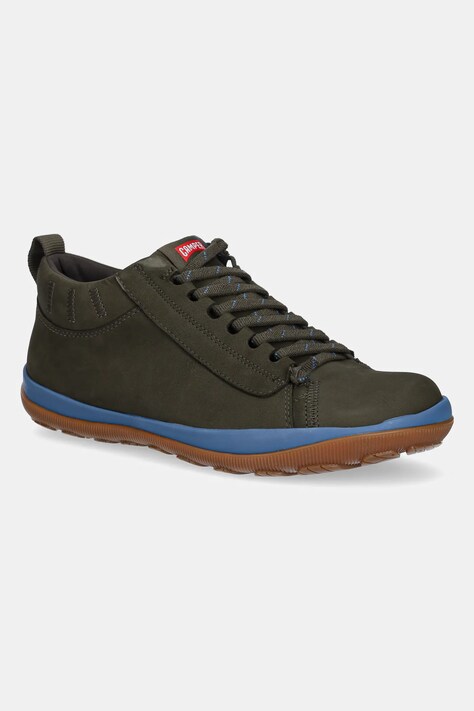 Camper sneakers din piele întoarsă Peu Pista GM culoarea verde, K300285-046