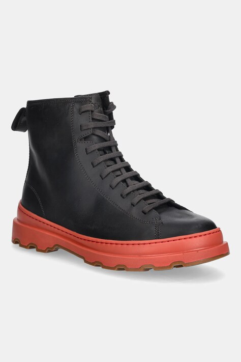 Camper buty skórzane Brutus+ męskie kolor czarny K300533-006