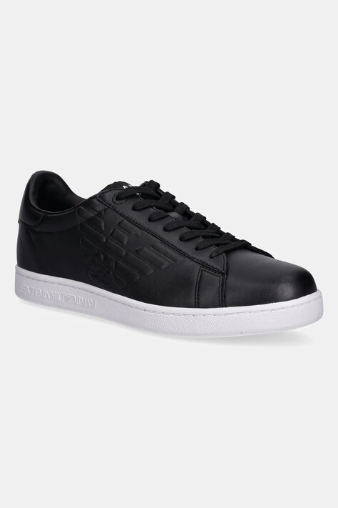 EA7 Emporio Armani sneakersy skórzane kolor czarny AF10848.7X000331