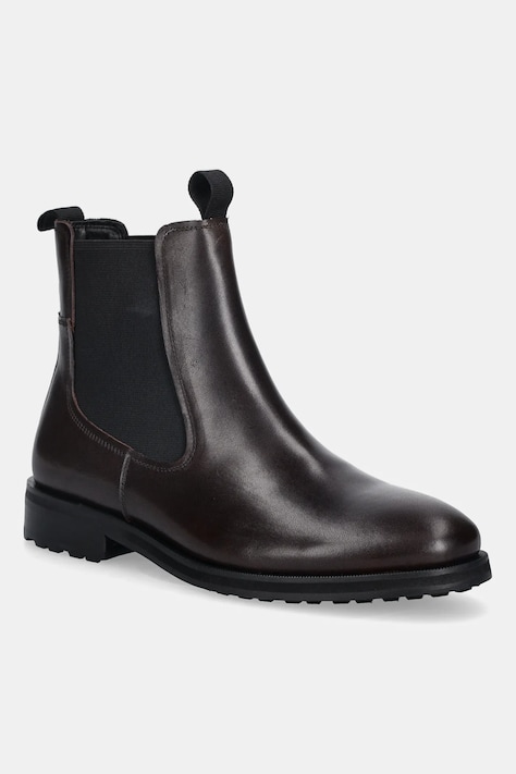 Kožené kotníkové boty Vagabond Shoemakers BRIAN pánské, hnědá barva, 6094-101-31