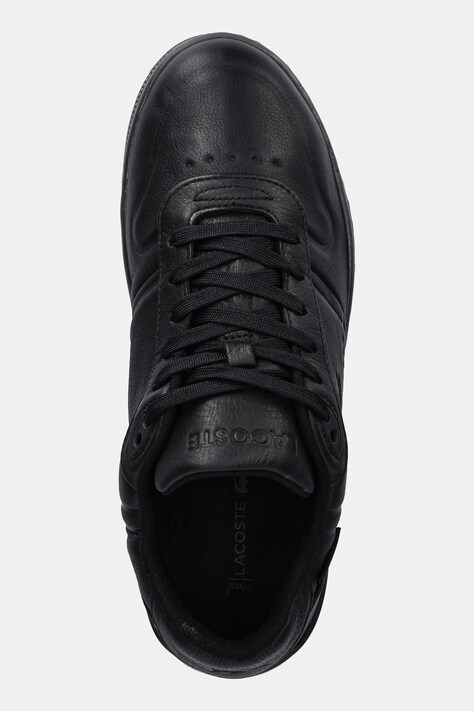 Шкіряні кросівки Lacoste T-Clip Shield Sneakers — AW25-OBM0YZ, чорний — фото 4