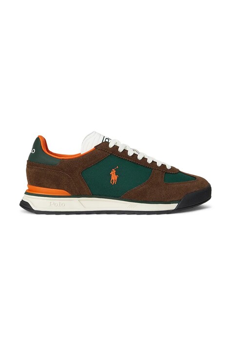 Παπούτσια Polo Ralph Lauren Varick Pp χρώμα: καφέ, 809974040002