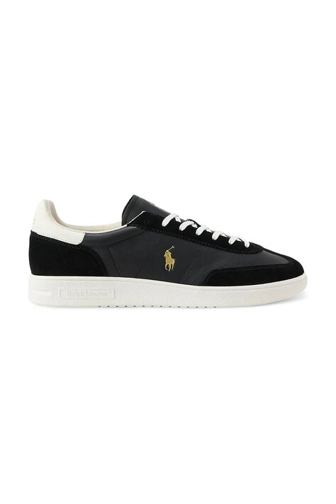 Polo Ralph Lauren sneakersy skórzane Bedford Pp męskie kolor czarny 809978009001