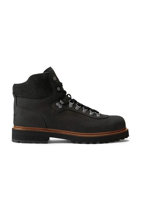 Δερμάτινες μπότες πεζοπορίας Polo Ralph Lauren Alpn Bt Lite χρώμα: μαύρο, 812974116001