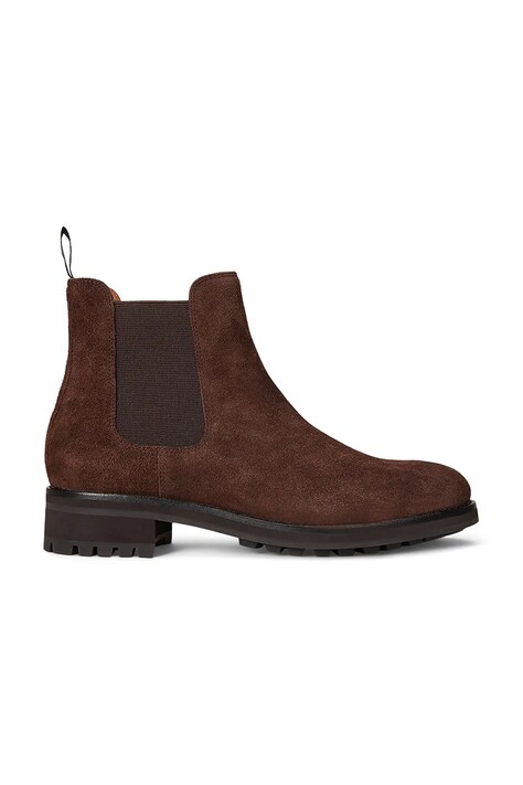 Visoki čevlji Polo Ralph Lauren Bryson Chls Boots moški, rjava barva, 812974123002