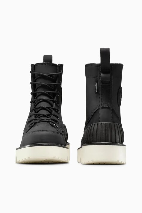 Черевики з нубуку Converse Chuck 70 Rugged — AW25-OBM13D, чорний — фото 3
