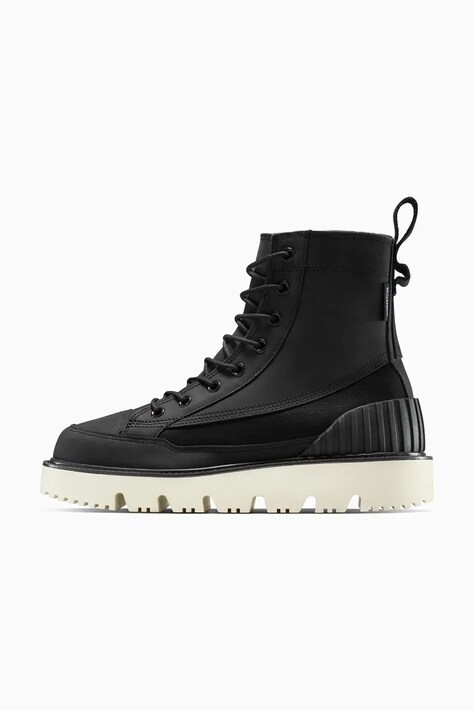 Черевики з нубуку Converse Chuck 70 Rugged — AW25-OBM13D, чорний — фото 5