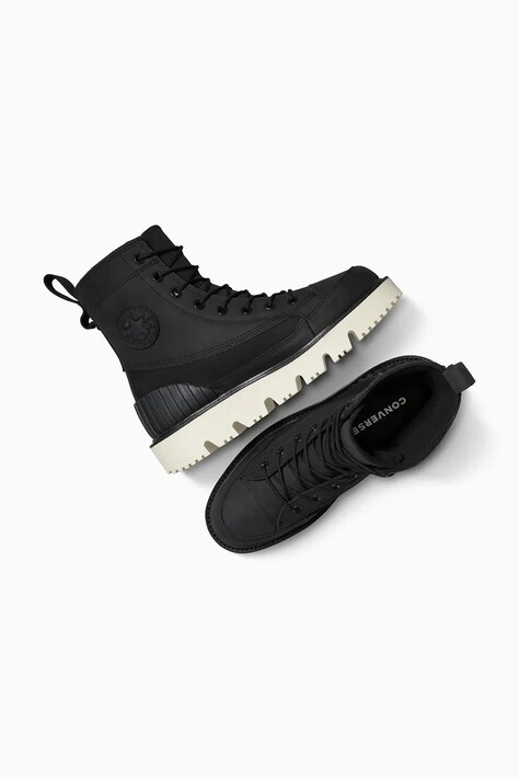 Черевики з нубуку Converse Chuck 70 Rugged — AW25-OBM13D, чорний — фото 6