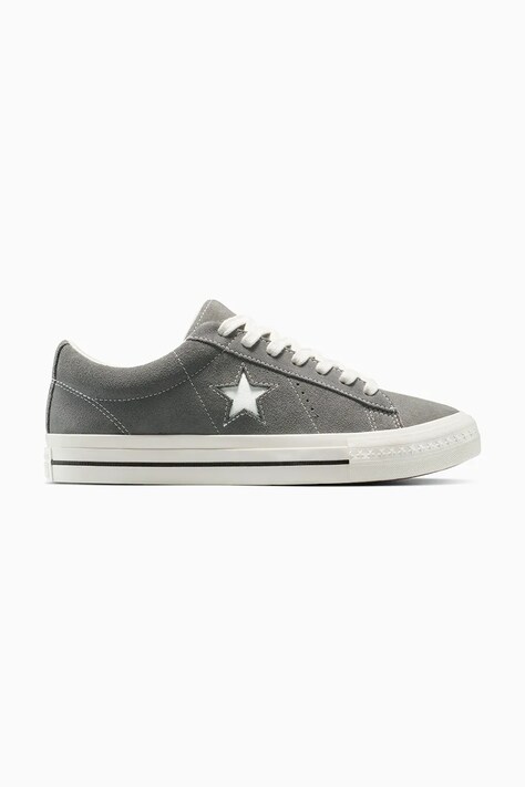 Converse tenisówki zamszowe ONE STAR 95 kolor szary A15617C
