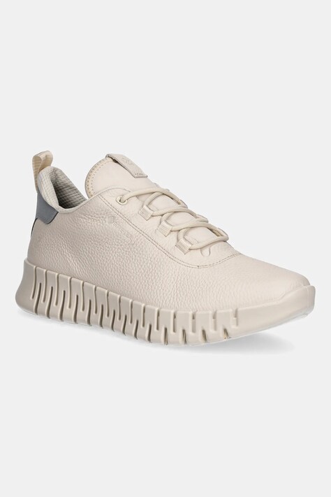 Ecco sneakers din piele Gruuv Sneaker Lea Gtx culoarea alb, 218233-01378
