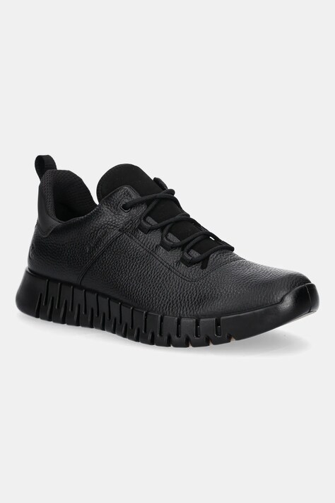 Ecco sneakersy skórzane Gruuv Sneaker Lea Gtxs męskie kolor czarny 525224-01001