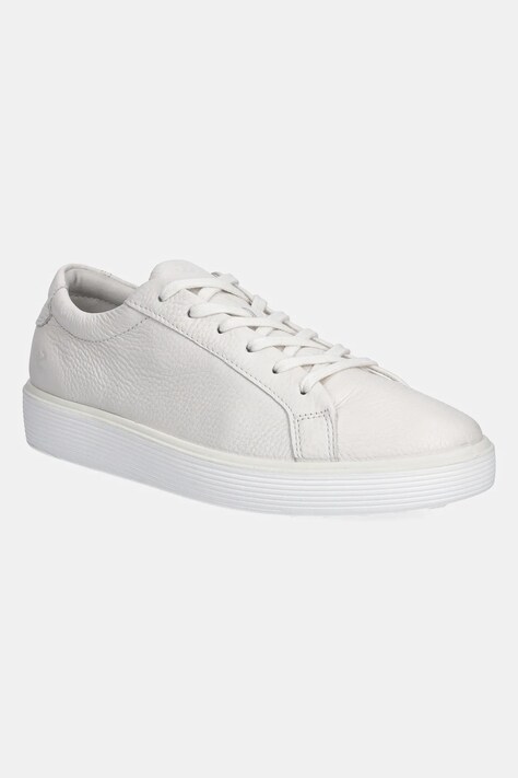 Ecco sneakersy skórzane Soft 60 W damskie kolor biały 219203-01007