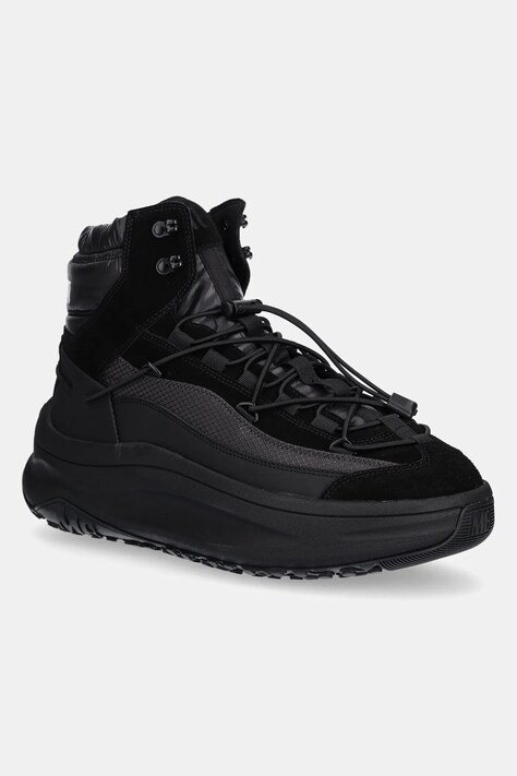 Moon Boot śniegowce MB MOON247 XLACE MID kolor czarny 80D2490030 N001
