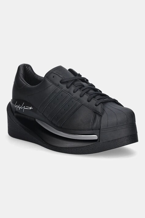 Y-3 sneakersy skórzane Gendo Superstar męskie kolor czarny JS2467