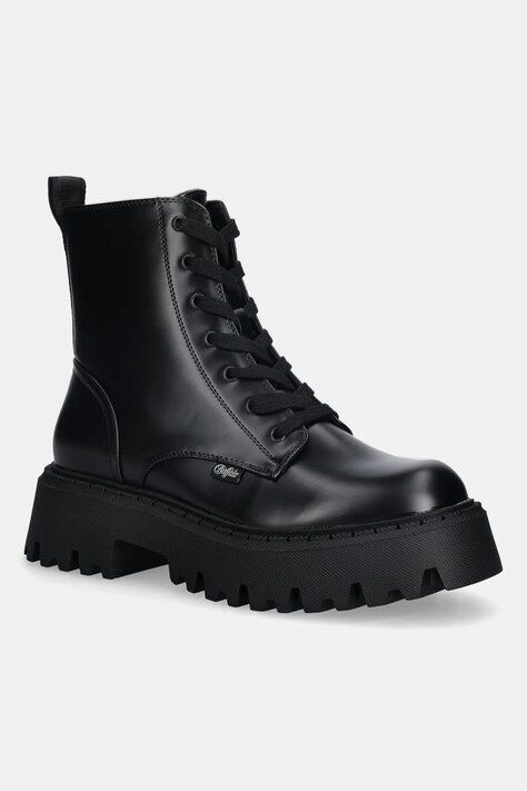 Visoki čevlji Buffalo Aspen Lace Up Bs moški, črna barva, 1430032-BLK