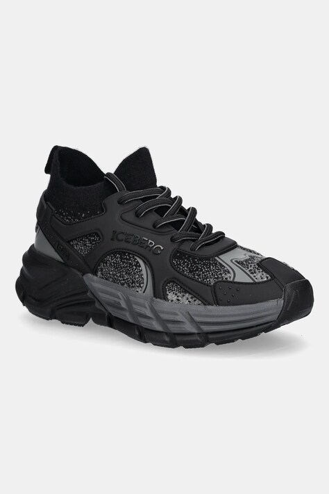 Iceberg sneakersy ICB-One męskie kolor czarny IUSOCK05
