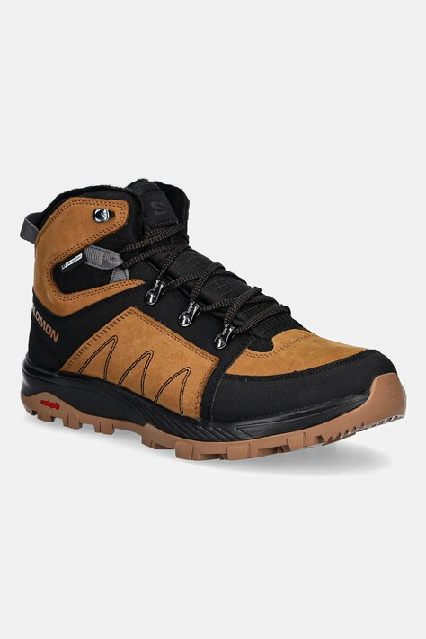 Salomon buty OUTCHILL TS WP kolor brązowy lekko ocieplone L47381900