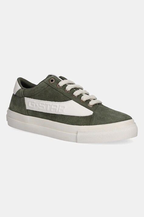 G-Star sneakersy skórzane LOOM BSC M męskie kolor zielony D28160-01-H838