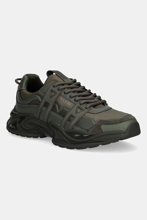 Guess sneakers BELLU uomo colore verde FMFUNO ELE12