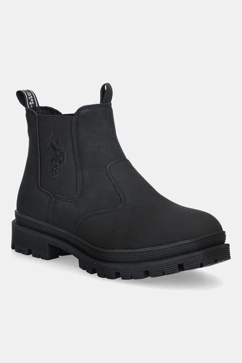 Μπότες τσέλσι U.S. Polo Assn. BERLIN003 χρώμα: μαύρο, BERLIN003M/EH1