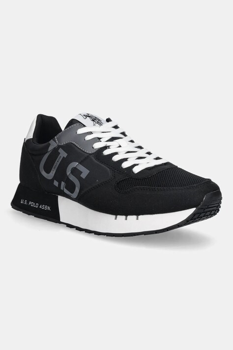 Αθλητικά U.S. Polo Assn. JAKE002 χρώμα: μαύρο, JAKE002M/ETH1