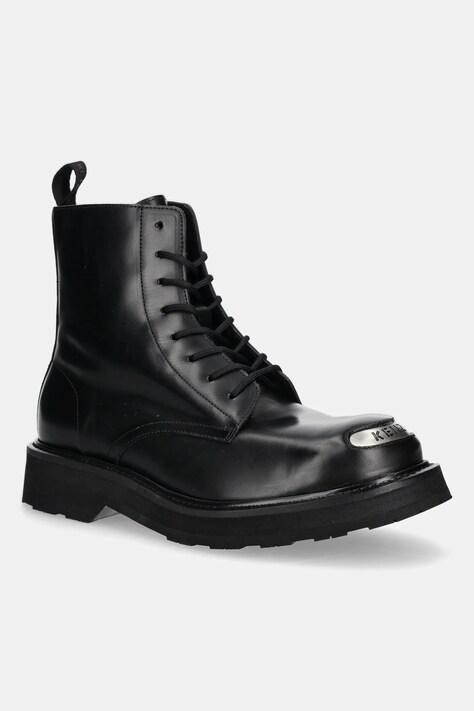 Kenzo trapery skórzane Smile Lace Up Boots męskie kolor czarny FF65BT111L52.99