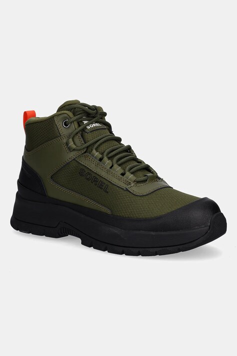 Sorel buty OUTING NW SNEAKER MID WP męskie kolor zielony 2138721355