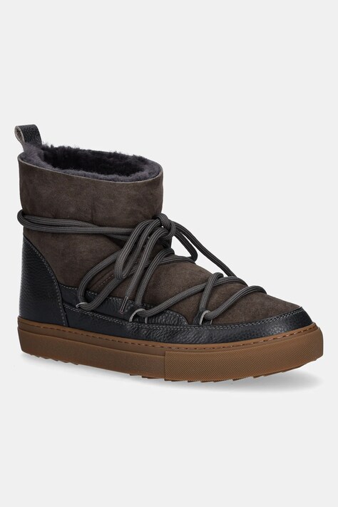 Inuikii śniegowce skórzane Classic kolor szary 2001.003.0022.031