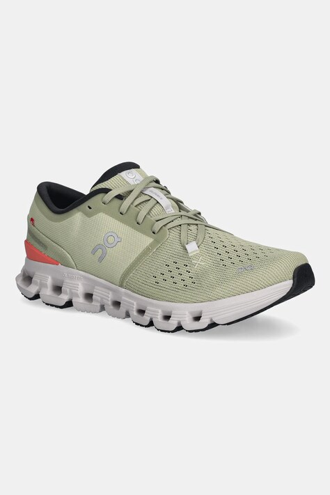 ON sneakers Cloud X 4 culoarea verde, 3ME30043082