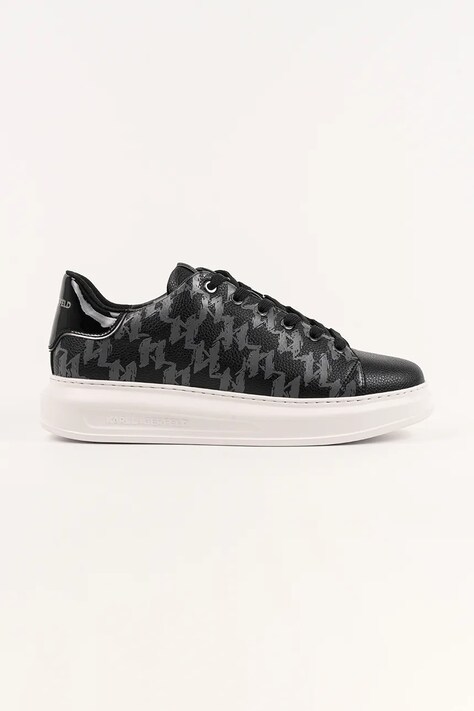 Karl Lagerfeld sneakers in pelle KAPRI uomo colore grigio KL52544A