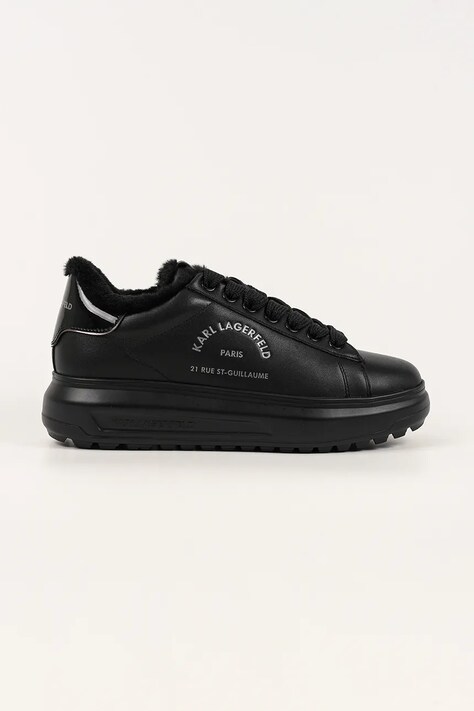 Karl Lagerfeld sneakersy skórzane KAPRI LUG męskie kolor czarny KL57538L