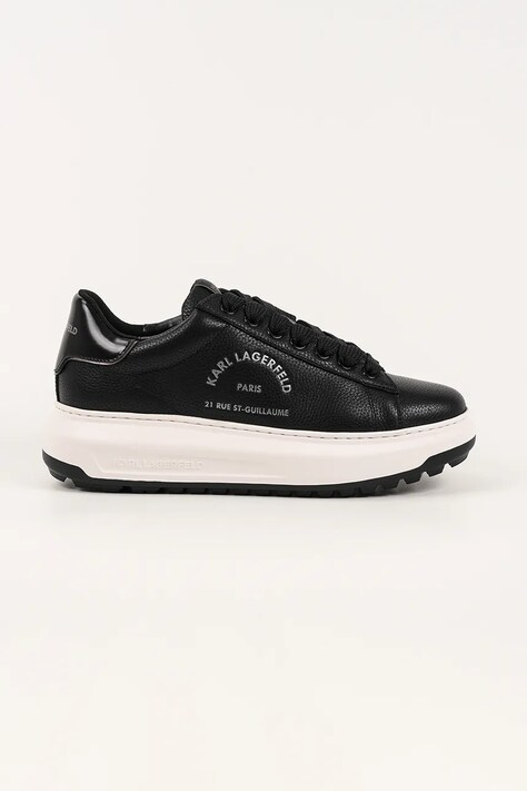 Karl Lagerfeld sneakersy skórzane KAPRI LUG męskie kolor czarny KL57538A