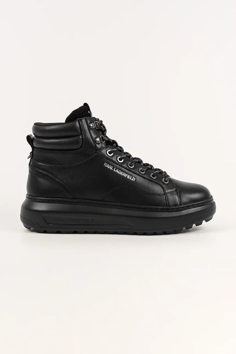 Karl Lagerfeld sneakersy skórzane KAPRI LUG męskie kolor czarny KL57555
