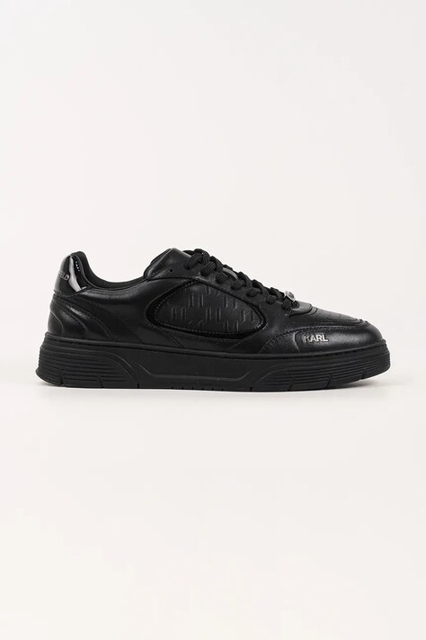 Karl Lagerfeld sneakersy skórzane KOURTNEY męskie kolor czarny KL53019