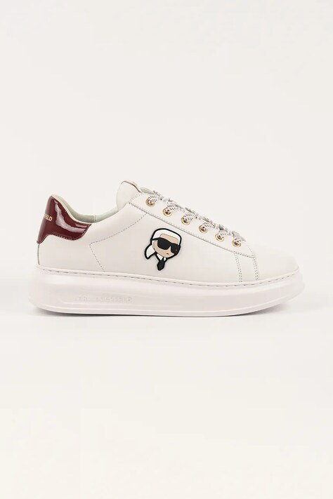 Karl Lagerfeld sneakersy skórzane KAPRI MENS męskie kolor biały KL52530N