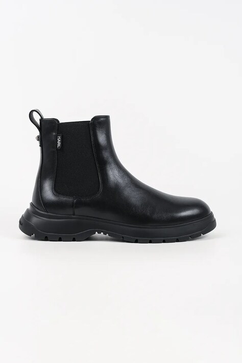 Karl Lagerfeld buty skórzane MAGNUS męskie kolor czarny KL10640