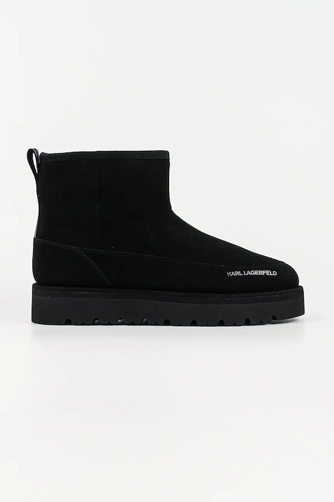 Велурени апрески Karl Lagerfeld THERMO MNS в черно KL28542