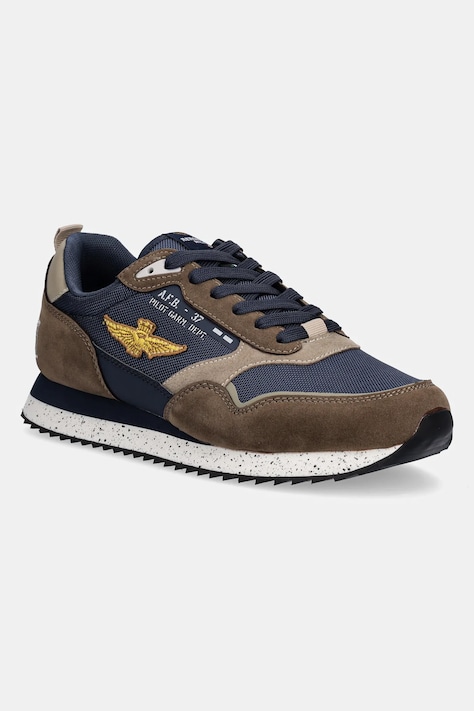 Aeronautica Militare sneakersy SNEAKERS męskie kolor brązowy 252SC0288UCT03545