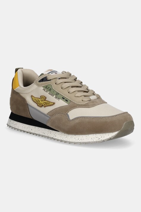 Tenisice Aeronautica Militare SNEAKERS boja: bež, 252SC0288UCT03545
